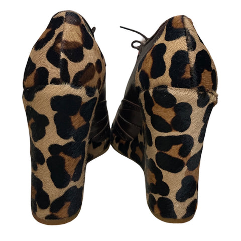 * Calzado Dolce & Gabbana Leopard Plataforma Marròn-Talla 38