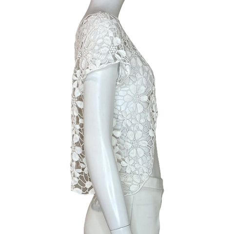 Cardigan Tesoro TPS Flores Blanco - Talla S