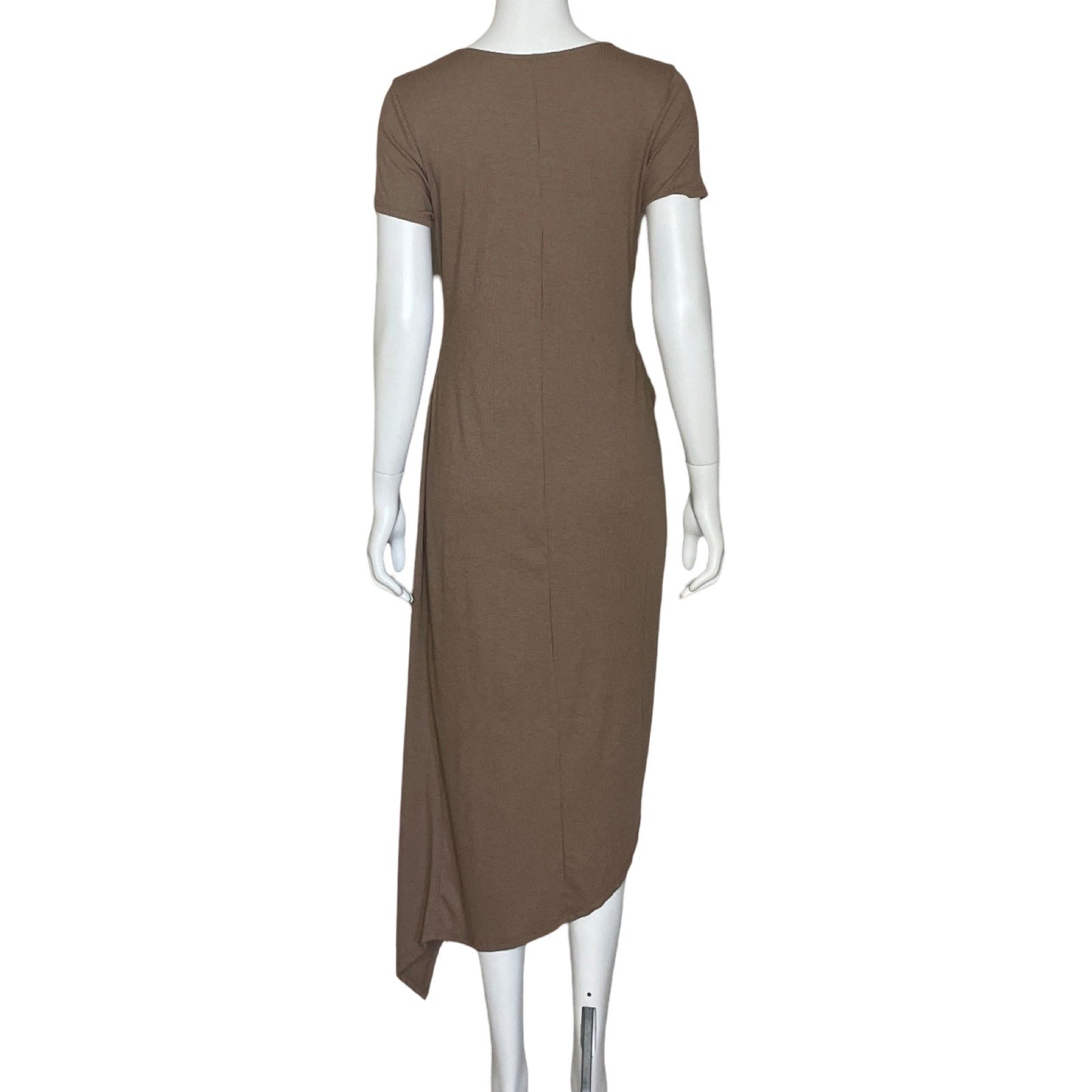 Vestido Gilli Drapeado Marrón - Talla M