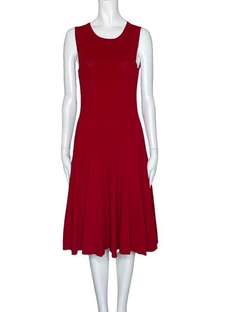 Vestido Ralph Lauren Punto Rojo-Talla S
