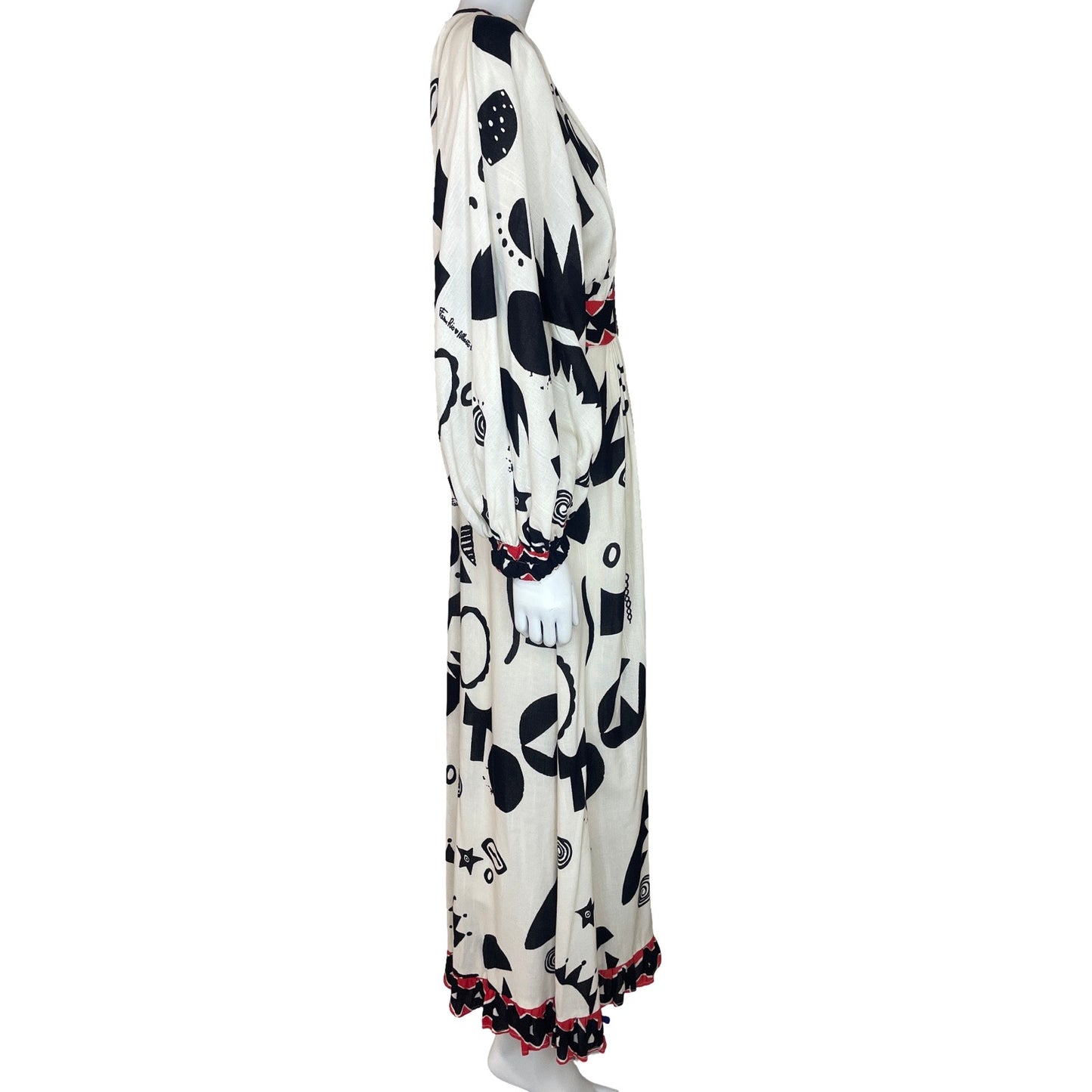 Vestido Farm Rio Alberto Pitti Estampado Blanco - Talla P