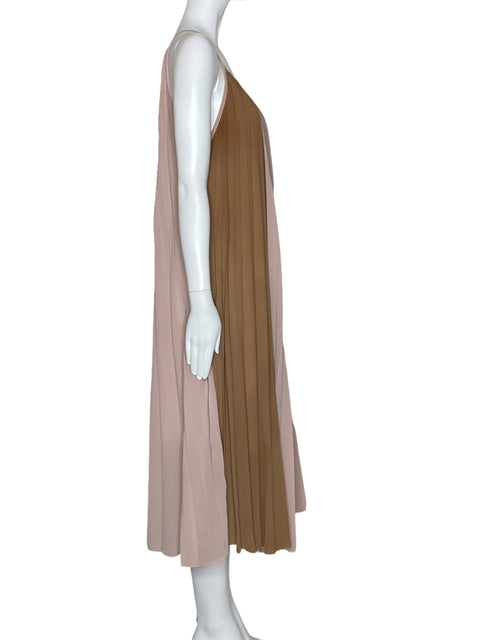 Vestido Mimosa Plizado Rosado-Talla S