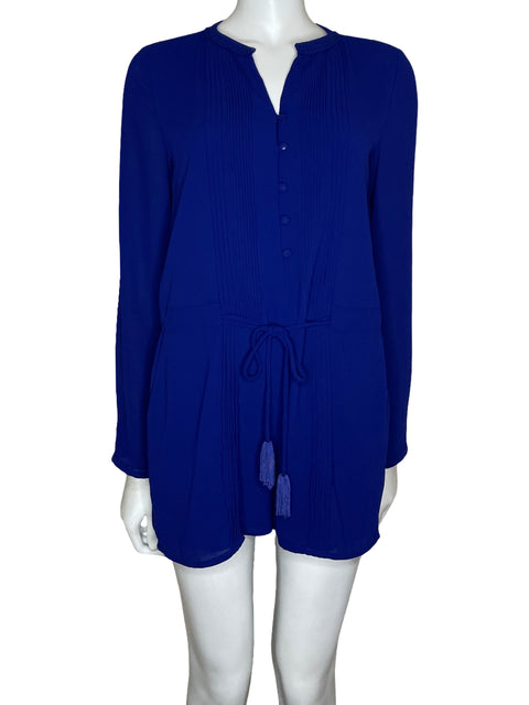 Romper Greylin Manga Larga Azul-Talla S