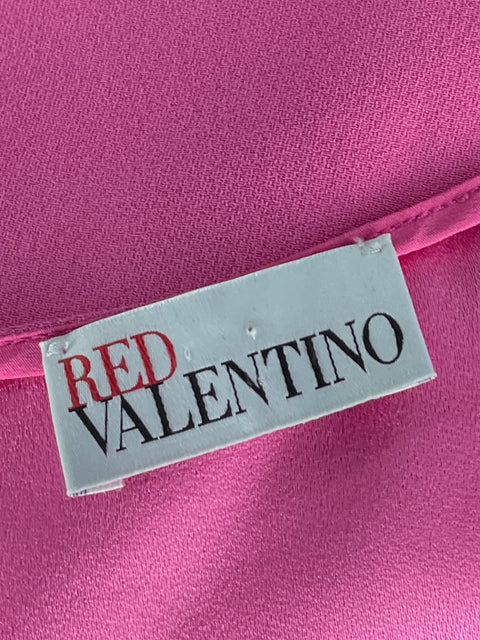 Vestido Red Valentino Mini Vuelo Rosado-Talla M