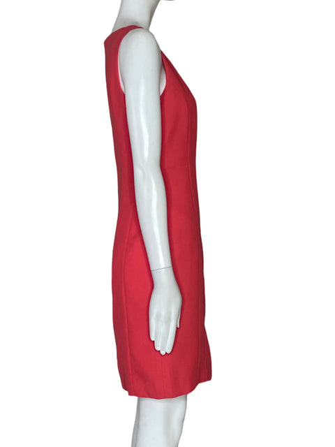 Vestido Halogen Midi Sin Mangas Rosado-Talla 2