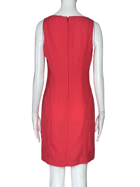 Vestido Halogen Midi Sin Mangas Rosado-Talla 2