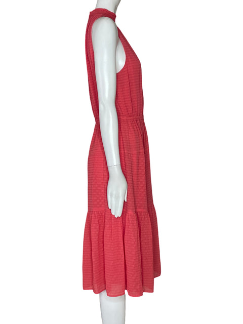 Vestido Michael Kors Halter Sin Mangas Rosado-Talla S