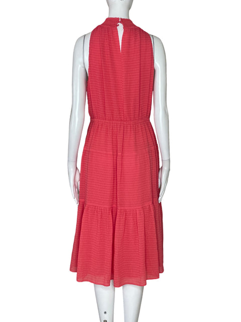 Vestido Michael Kors Halter Sin Mangas Rosado-Talla S
