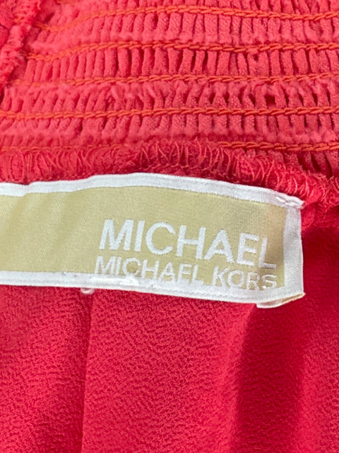Vestido Michael Kors Halter Sin Mangas Rosado-Talla S