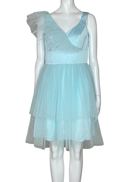 Vestido Lennys George Tull Vuelo Azul-Talla S