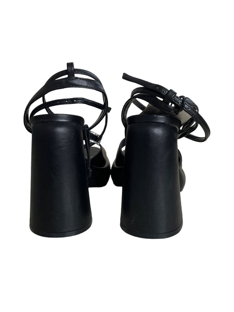 Calzado Zara De Tacón Grueso Negro-Talla 36