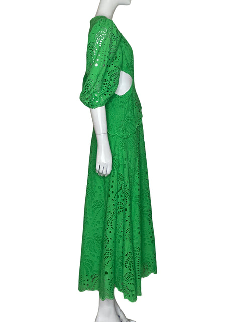Vestido FarmRio CutOut Verde - Talla XS