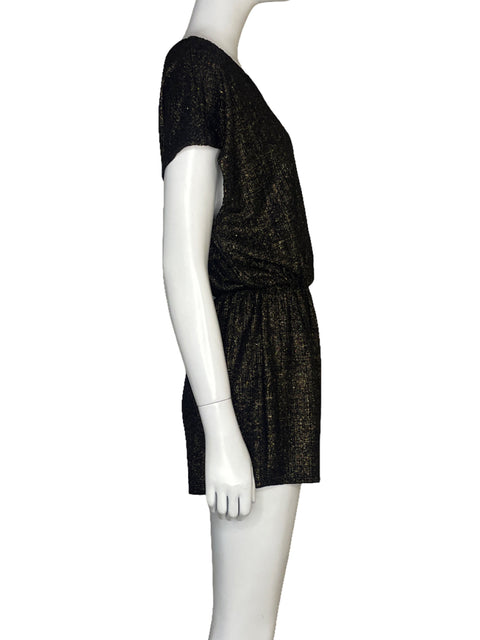 Romper Leith Brillante Negro - Talla XS