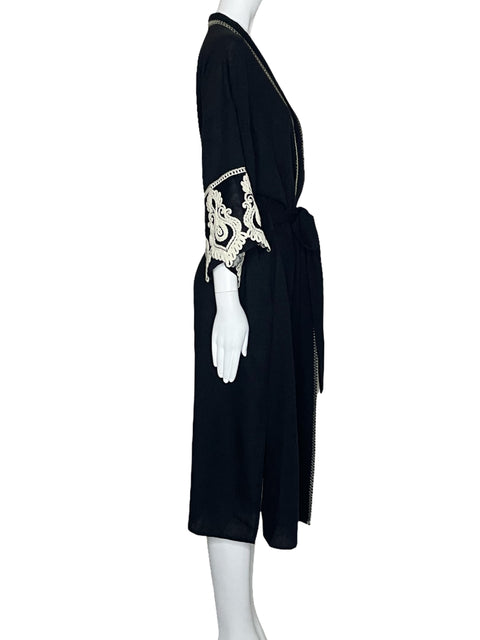 Cardigan Tesoro TPS Bordado Mangas Negro-Talla M