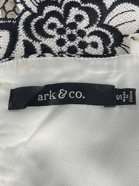 Vestido Ark&Co Tirantes Encaje Blanco-Talla S