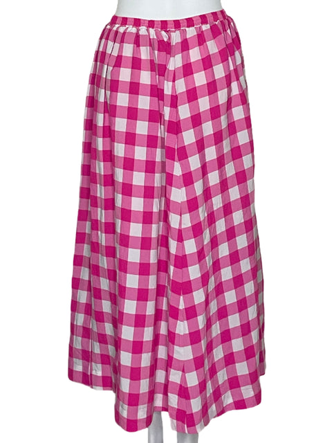 Falda TCEC Cuadros Rosado-Talla L