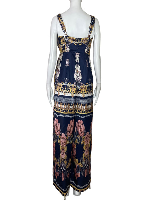 Mono L´atiste Flores Tiras Azul-Talla S
