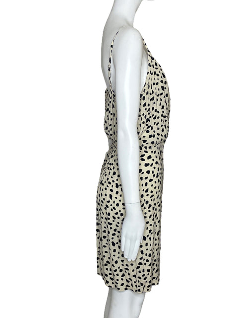 Vestido Moon River Tiras Lunares Beige-Talla L