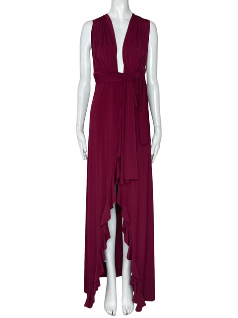 Vestido Camila Samiento Open Bag Rojo-Talla S