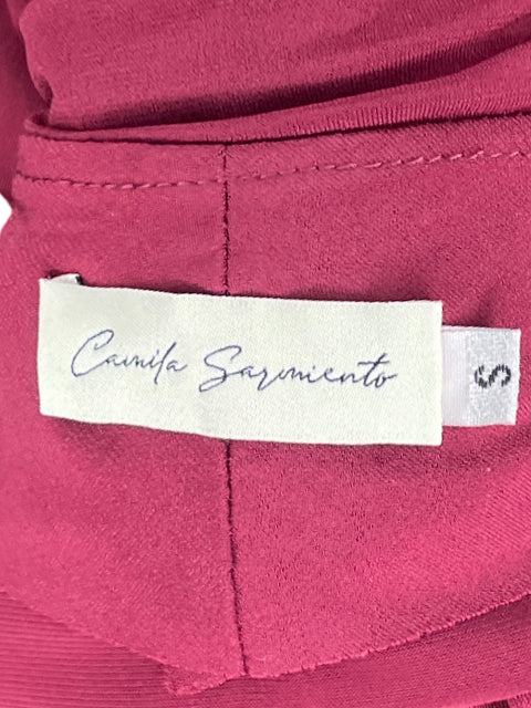 Vestido Camila Samiento Open Bag Rojo-Talla S