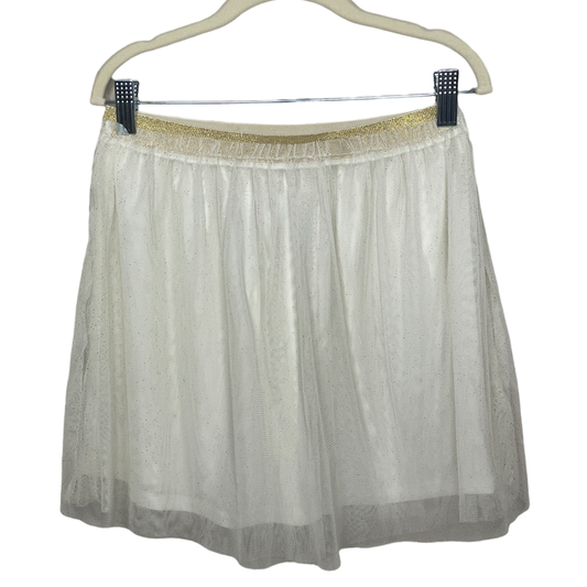 Falda OldNavy Metalizado Beige-Talla 10