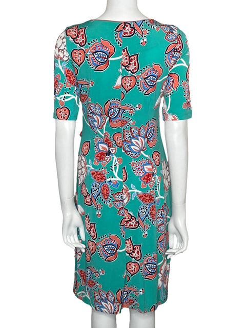 Vestido Shelby & Palmer Estampado Verde-Talla 6