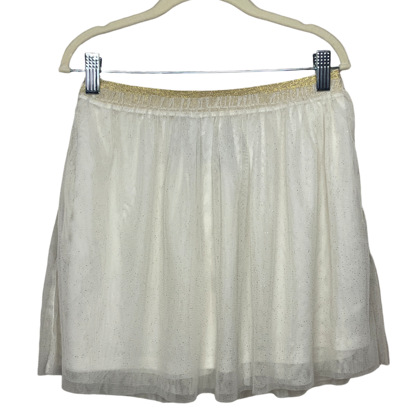 Falda OldNavy Metalizado Beige-Talla 10