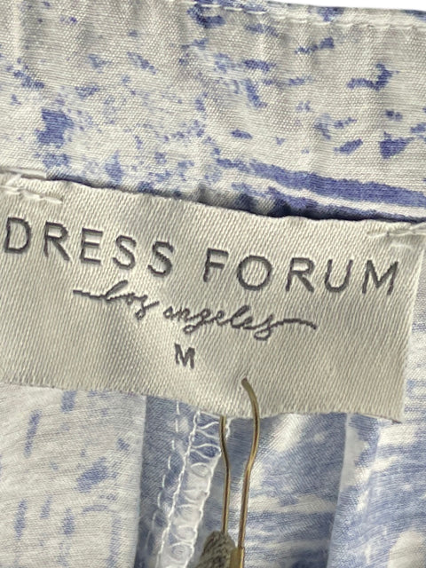 Vestido Dress Forum Camisón Estampado Azul-Talla M