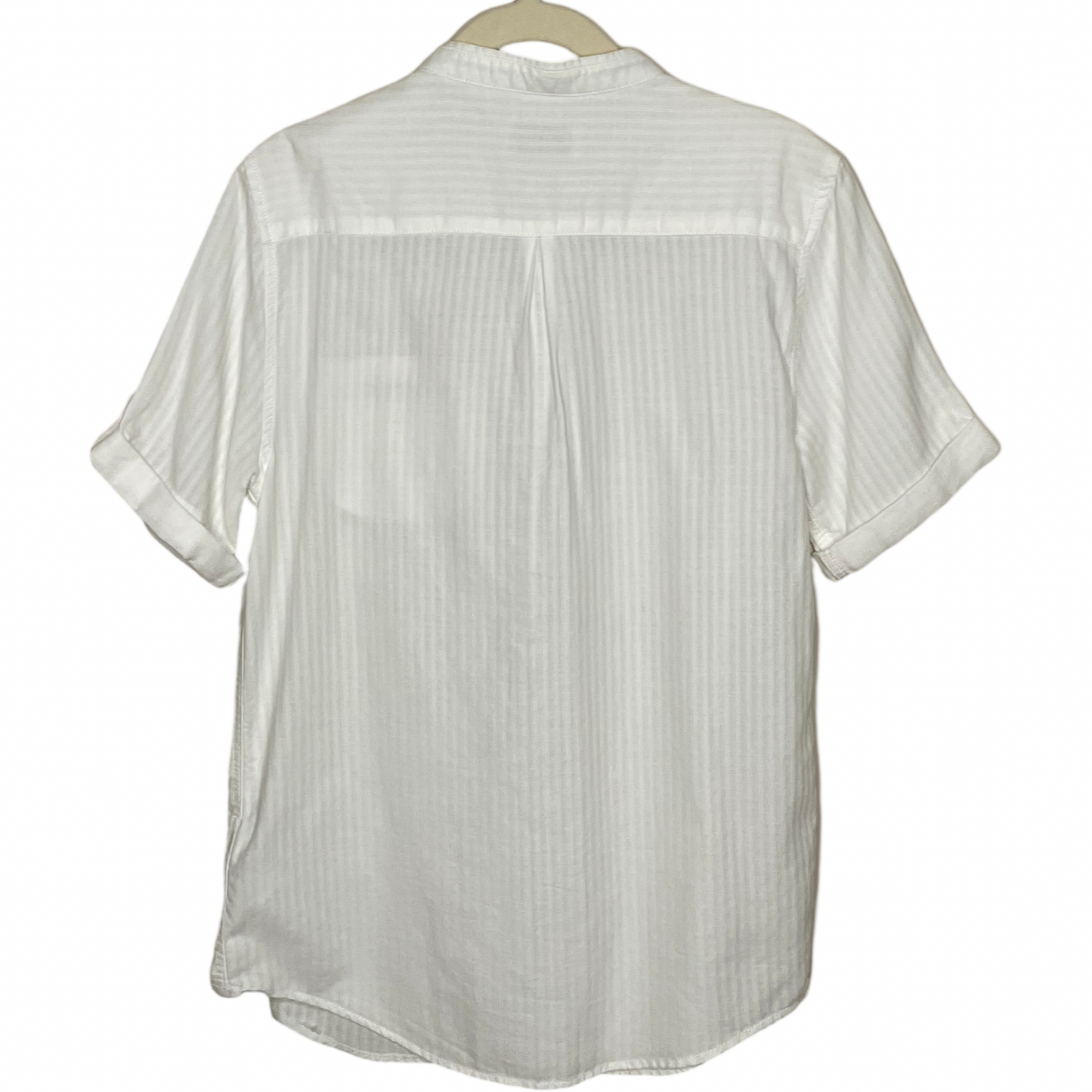 Camisa Zara Cuelo Mao Blanco-Talla 10