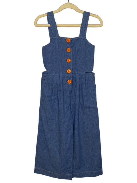 Mono Zara Denim Tiras Azul - Talla 6