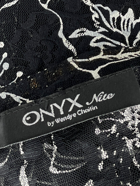 Cárdigan Onyx Nite Encaje Negro-Talla U