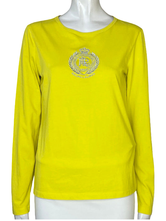 Sweater Ralph Lauren Mangas Larga  Amarillo - Talla S