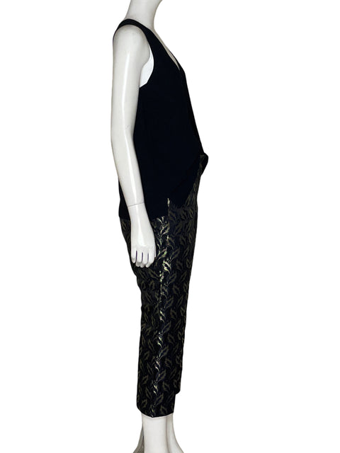 Set Ann Taylor Metalizado Negro-Talla 6