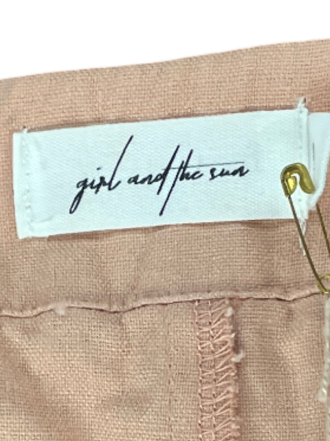 Short Girl And The Sun Bolsillo Rosado-Talla L