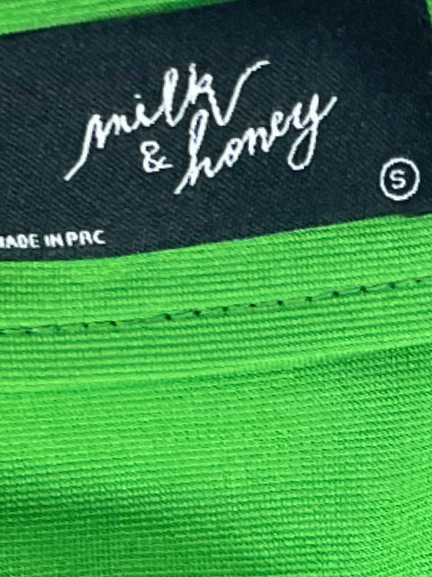 Falda Milk & Honey Fleco Verde-Talla S