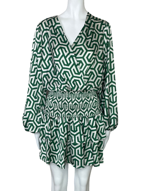 Vestido Michelle Forero Estampado Vuelos-Talla S