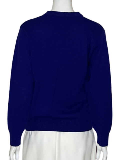 Sweater Talbots Botones Morado-Talla S