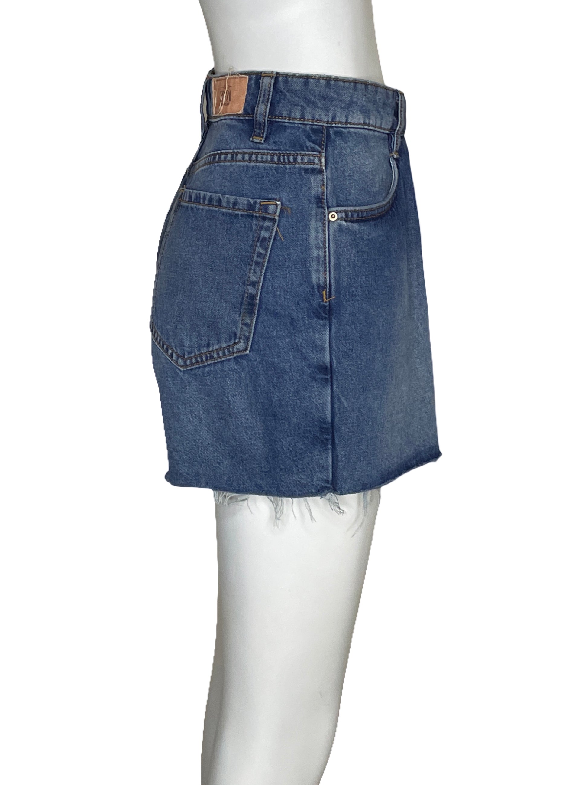 Falda Jean Short De Mezclilla Para NiÃ±a Falda Short Short Jeans