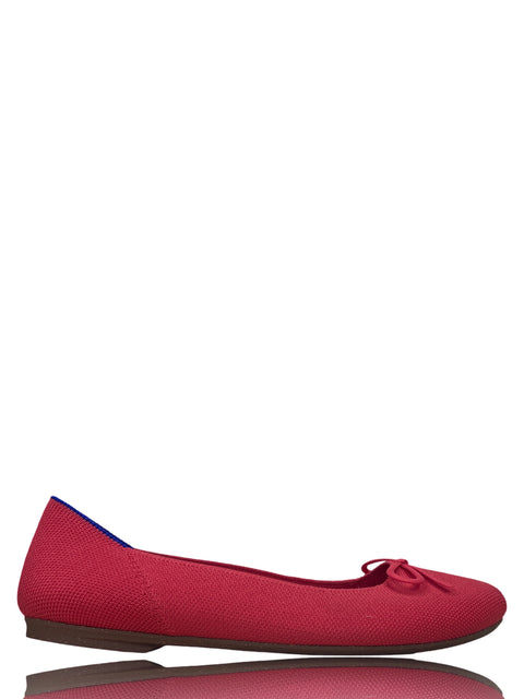Calzado Rothy´s Lazo Bailarina Rojo-Talla 8.5