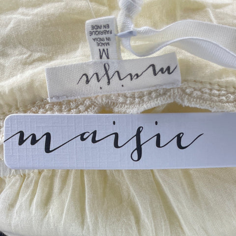 Vestido Maijir Encaje  Beige -Talla M