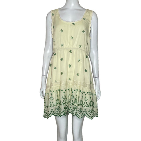 Vestido Maijir Encaje  Beige -Talla M