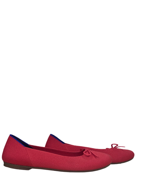Calzado Rothy´s Lazo Bailarina Rojo-Talla 8.5