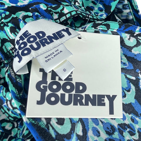 Vestido The Good Journey Estampado Verde-Talla 6