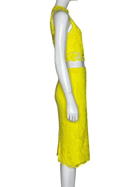 Set BeBe Encaje Amarillo-Talla 4