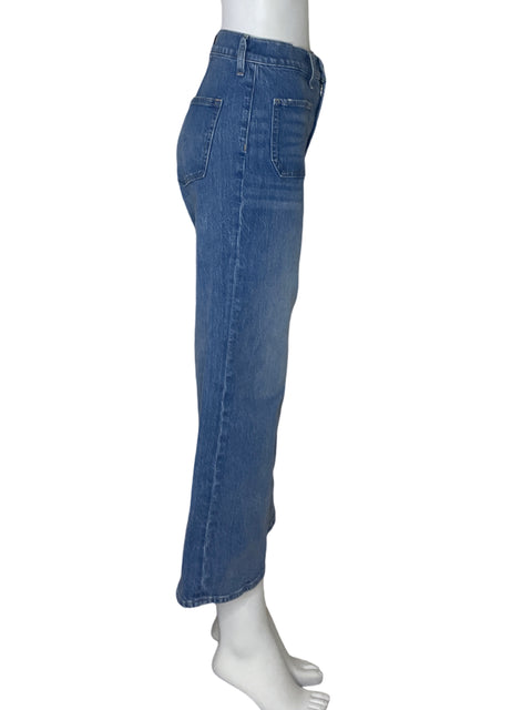 Pantalón J.Crew Denim Bolsillo Cuadrado Azul-Talla 25