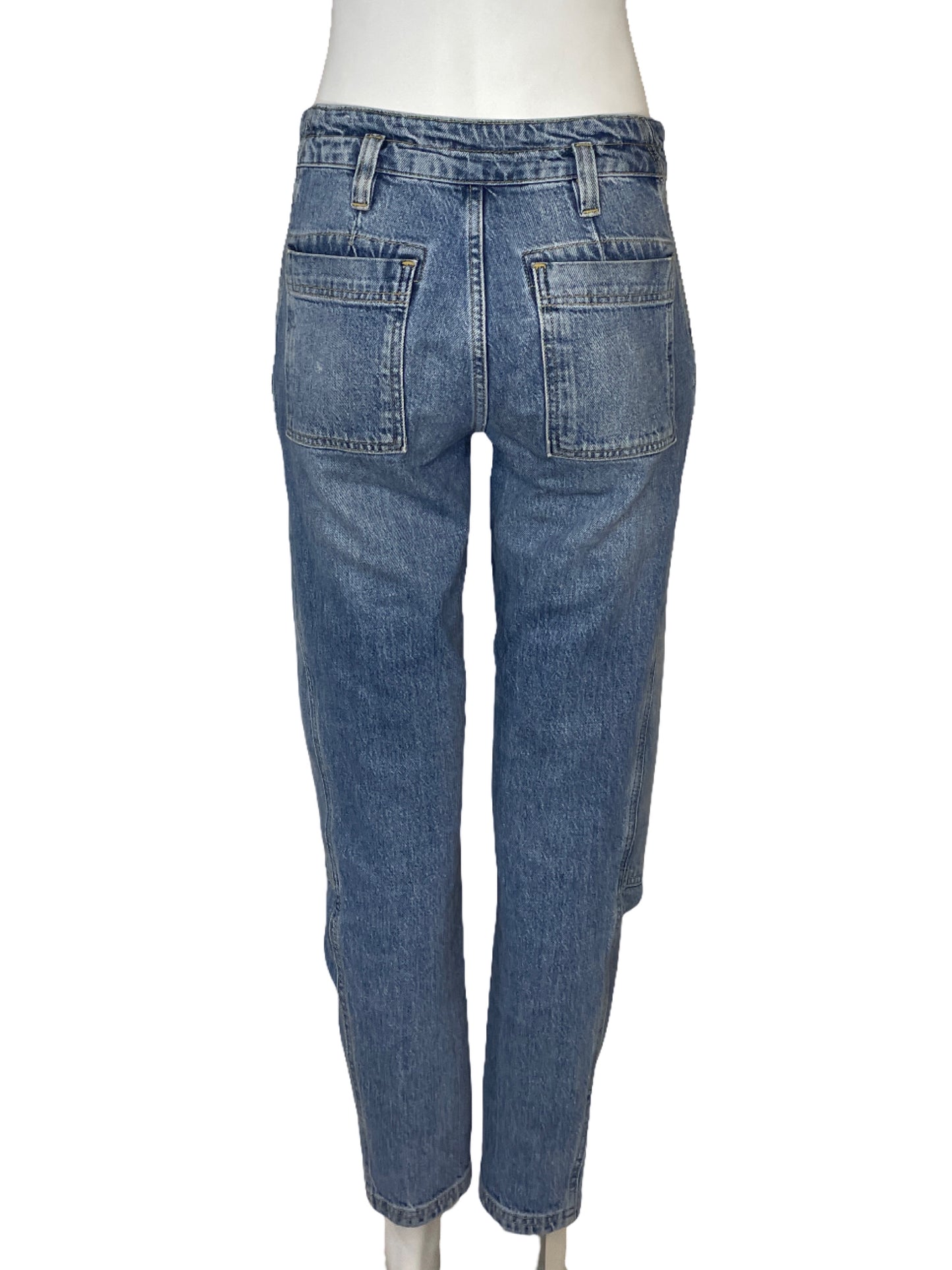 Pantalón Pilcro Cargo Azul - Talla 26