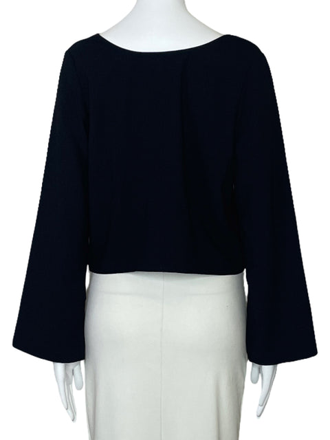 Blusa Vetta Lazos Negro-Talla S