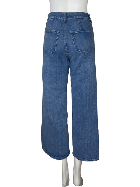 Pantalón J.Crew Denim Bolsillo Cuadrado Azul-Talla 25