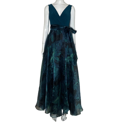 Vestido Eliza J Tul Verde-Talla 4