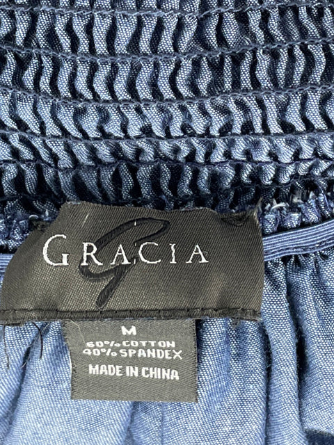 Vestido Gracia Denim Fluido Azul-Talla M